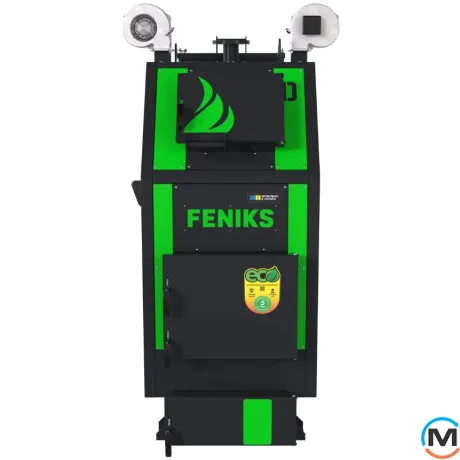 Твердопаливний котел Feniks серія D Plus 70 кВт з автоматикою та вентилятором, Теплова потужність (кВт): 70, фото , зображення 2