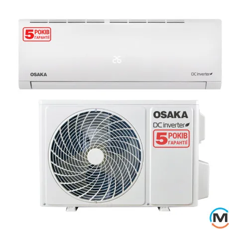 Кондиціонер Osaka DC INVERTER R-32 STV-07HH5, Площа приміщення (кв.м): 25, фото 
