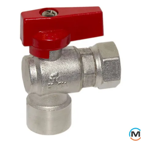 Кран кутовий Bianchi 1/2" В х 3/4" В з накидною гайкою (red/червоний), фото , зображення 3