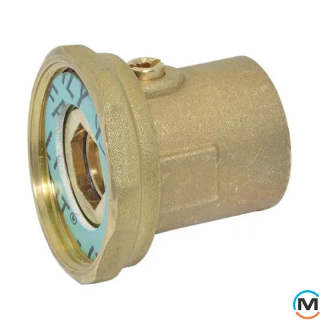 Штуцер із кульовим краном для насосу Bianchi 1 1/2" х 1", фото , зображення 2
