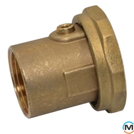 Штуцер із кульовим краном для насосу Bianchi 1 1/2" х 1", фото 