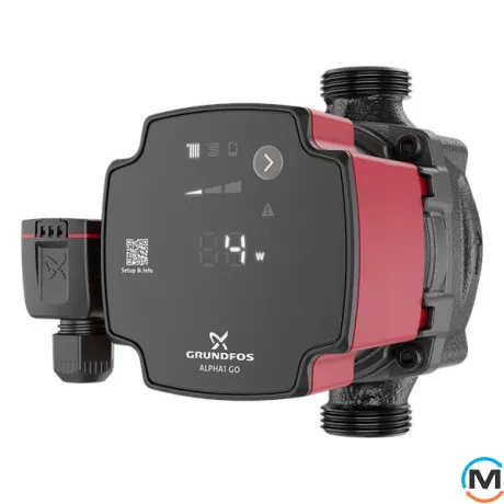 Циркуляционный насос Grundfos ALPHA1 GO 15-80 130 220-240V, фото , изображение 3