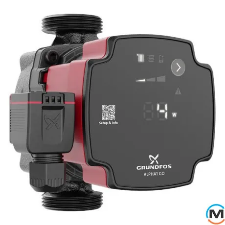 Циркуляционный насос Grundfos ALPHA1 GO 20-60 130 220-240V, фото 