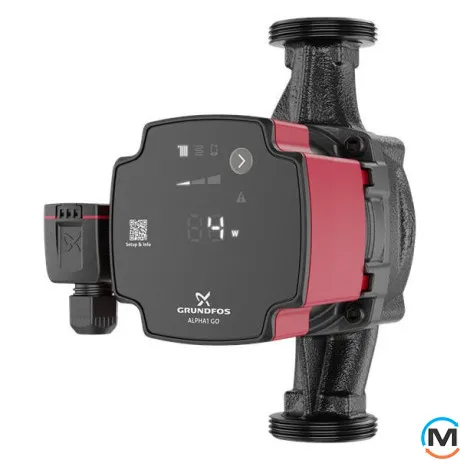 Циркуляционный насос Grundfos ALPHA1 GO 25-40 180 220-240V, фото , изображение 3