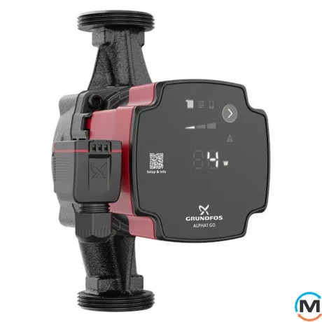 Циркуляционный насос Grundfos ALPHA1 GO 25-40 180 220-240V, фото 