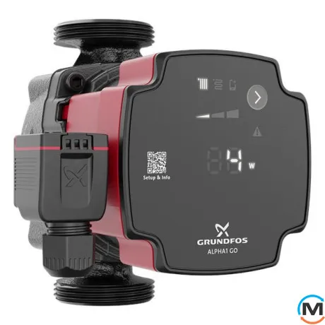 Циркуляционный насос Grundfos ALPHA1 GO 25-60 130 220-240V, фото 