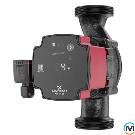 Циркуляционный насос Grundfos ALPHA1 GO 32-80 180 220-240V, фото , изображение 3