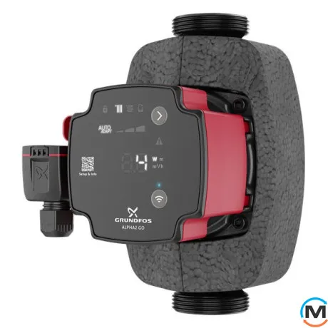 Циркуляционный насос Grundfos ALPHA2 GO 25-40 180 220-240V, фото , изображение 3