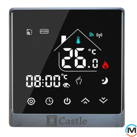 Программатор Castle AC8400H сенсорный серебристый Wi-Fi, фото 