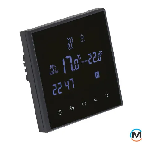 Терморегулятор EcoTerm SN Wi-Fi черный, фото , зображення 2