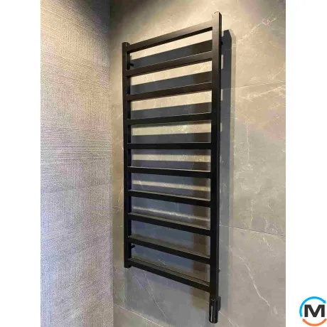 Полотенцесушитель Genesis-Aqua Bud DRY 800x530 чорний, фото , зображення 4