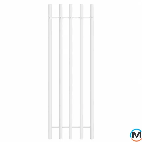 Полотенцесушитель Genesis-Aqua Ellise 1200x340 білий, фото 