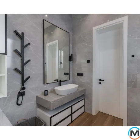 Полотенцесушитель Genesis-Aqua Albero DRY 1000х240 чорний, фото , зображення 2