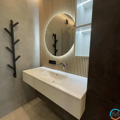 Полотенцесушитель Genesis-Aqua Albero DRY 1000х240 графіт, фото , зображення 4