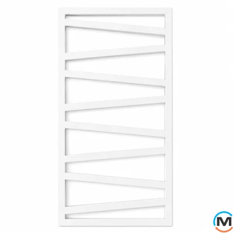 Полотенцесушитель Genesis-Aqua Genesis DRY 1200x530 білий, фото 