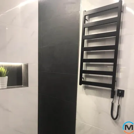 рушникосушарка Genesis-Aqua Nova DRY 1200x530 чорний, фото , зображення 4
