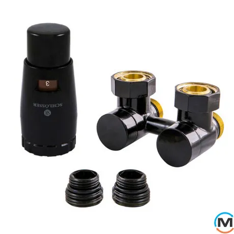 Комплект эксклюзивный Schlosser 3/4" угловой MINI RAL50111, фото 