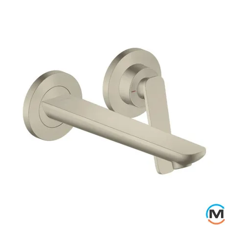 Смеситель для умывальника Axor Citterio C 195 со стены Brushed Nickel, фото 