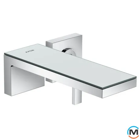 Смеситель для умывальника AXOR MyEdition 221 на 2 отверстия хром/зеркальное стекло, фото 