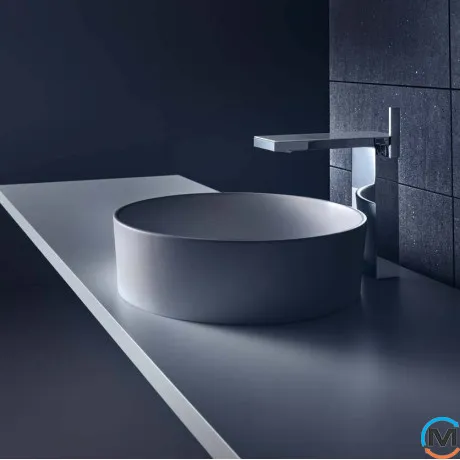Смеситель для умывальника AXOR MyEdition 230 хром/зеркальное стекло, фото , изображение 3