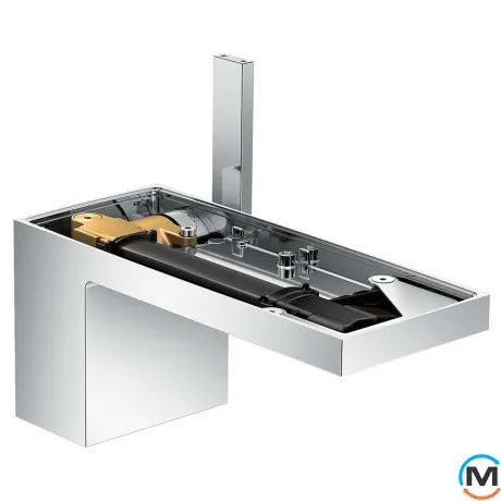 Смеситель для умывальника AXOR MyEdition 70 хром/зеркальное стекло, фото , изображение 2