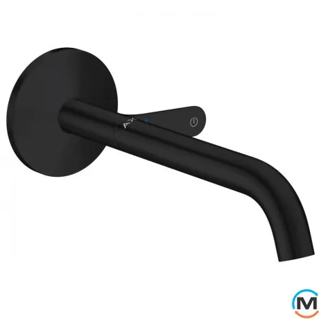 Смеситель для умывальника AXOR Select 220 со стены Matt Black, фото 