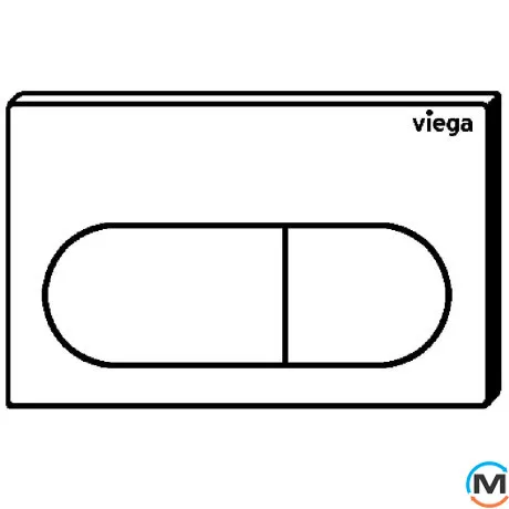 Клавиша смыва Viega Prevista для унитазов Visign for Life 6 альпийский белый, фото , изображение 2