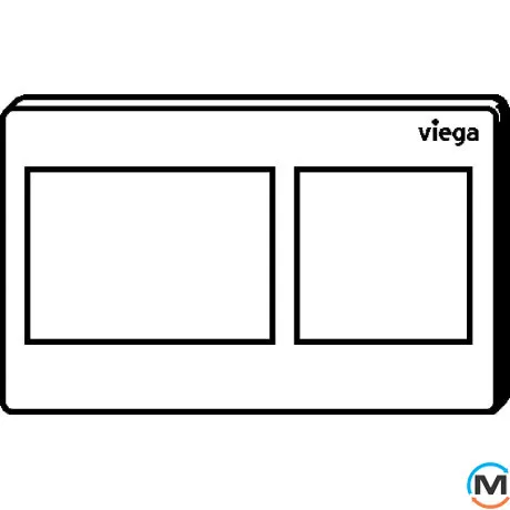 Клавиша смыва Viega Prevista для унитазов Visign for Style 21 черный матовый, фото , изображение 2