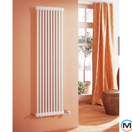 Радиатор трубчатый Zehnder Charleston 2180-10 1792х486х62 1240 Вт Traffic White, фото , изображение 2
