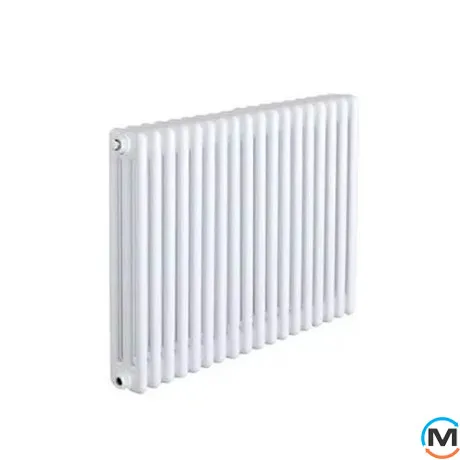 Радиатор трубчатый Zehnder Charleston 3060-24 H=600 мм L=1104 мм T=100 мм 1462 Вт Traffic White, фото 