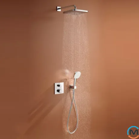 Душевая система скрытого монтажа Grohe Grohtherm Cube хром (34871000), фото , изображение 4