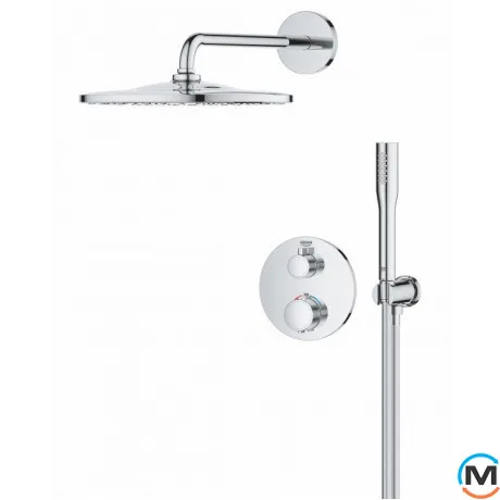 Душевая система скрытого монтажа Grohe Grohtherm с Rainshower 310 хром, фото , изображение 3