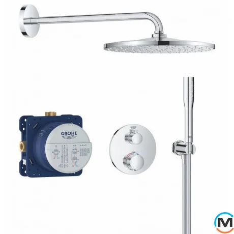 Душевая система скрытого монтажа Grohe Grohtherm с Rainshower 310 хром, фото 
