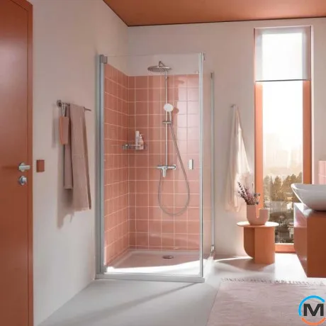 Душевая система со смесителем Grohe Tempesta 250 shower system OHM 9.5l хром, фото , изображение 4