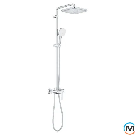 Душевая система со смесителем Grohe Tempesta Cube 250 хром, фото , изображение 2