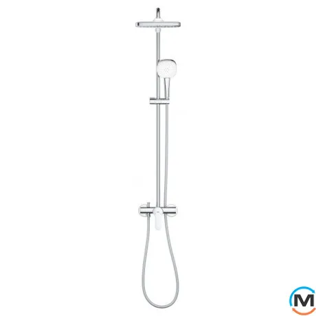 Душевая система со смесителем Grohe Tempesta Cube 250 хром, фото , изображение 3