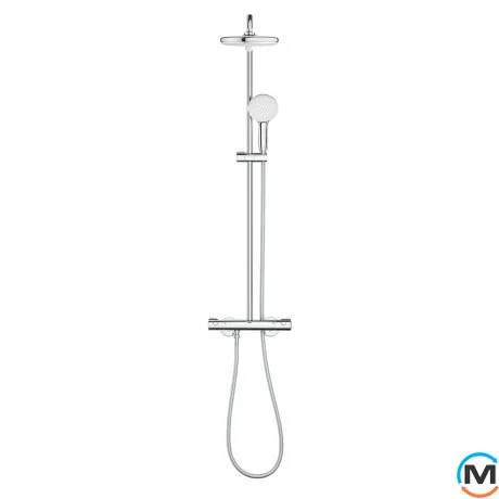 Душевая система Grohe Tempesta System 210 с термостатом для настенного монтажа хром, фото , изображение 3