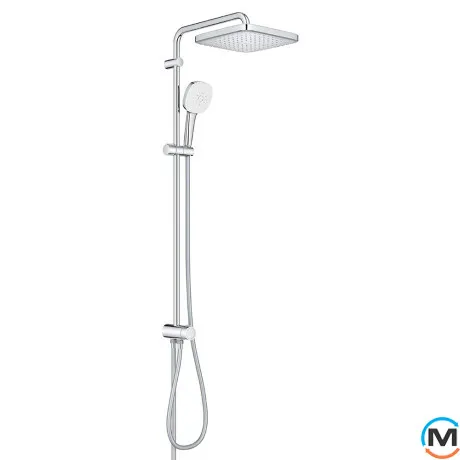Душевая система Grohe Tempesta System 250 Cube наружного монтажа с переключателем хром, фото , зображення 2