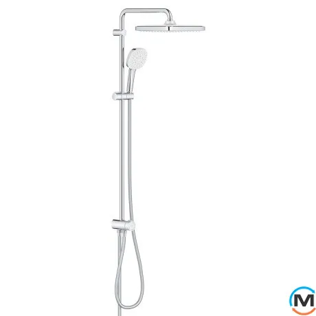 Душевая система Grohe Tempesta System 250 Cube наружного монтажа с переключателем хром, фото 