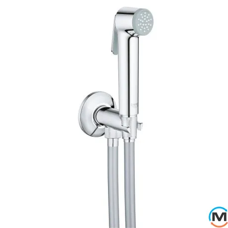 Гигиенический душ со смесителем Grohe BauClassic хром, фото , изображение 3