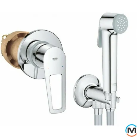 Комплект гигиенического душа Grohe BauLoop с Tempesta-F хром, фото 