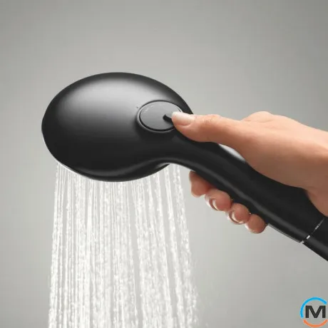 Ручной душ Grohe Tempesta 110 2 режима струи черный матовый, фото , изображение 3