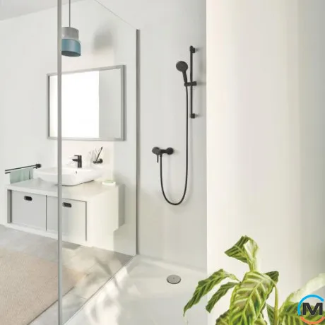Смеситель для душа Grohe Ozanne черный матовый, фото , изображение 5