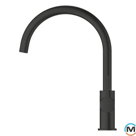 Смеситель для кухни Grohe Ozanne однорычажный черный матовый, фото , зображення 2
