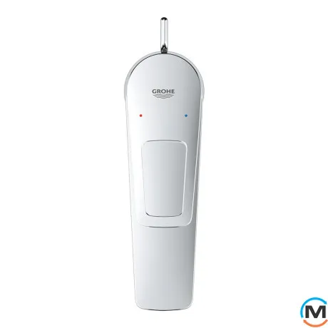 Смеситель для умывальника Grohe BauLoop New M-Size с донным клапаном хром замена арт. 23762000, фото , зображення 3