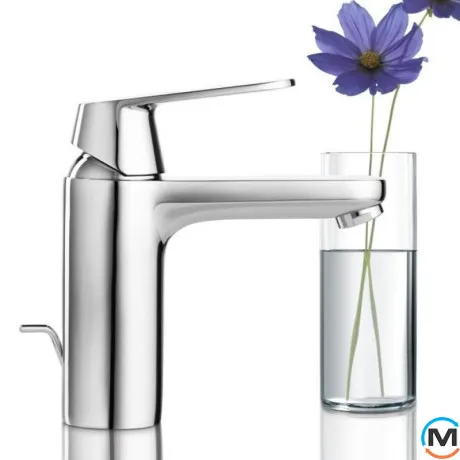 Смеситель для умывальника Grohe Eurosmart Cosmopolitan M-Size хром, фото , изображение 3