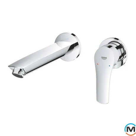 Смеситель для умывальника Grohe Eurosmart New L-Size внешняя часть хром, фото , изображение 3