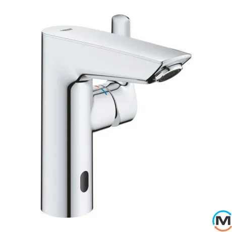Смеситель для умывальника Grohe Eurosmart New с инфракрасной электроникой 6V хром, фото 
