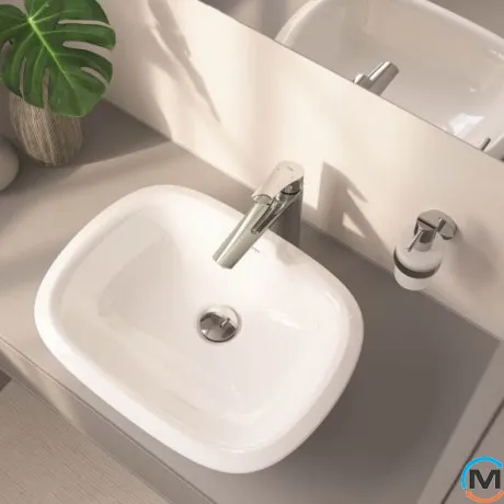 Смеситель для умывальника Grohe Eurosmart New XL-size без донного клапана хром, фото , зображення 4