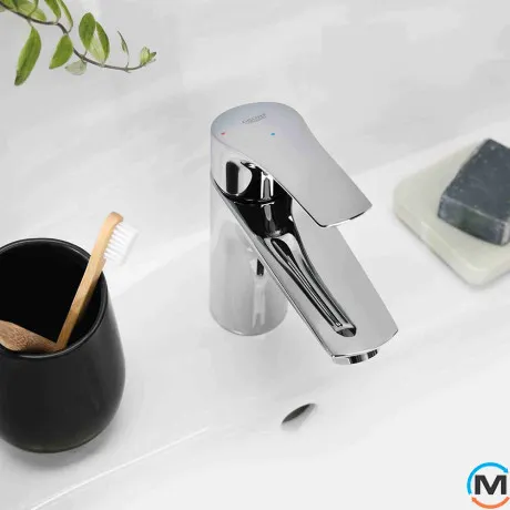 Смеситель для умывальника Grohe Eurosmart S-Size хром, фото , изображение 6